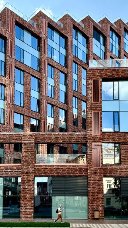 Жилой комплекс «VOXHALL»: архитектура, вдохновлённая городом и зелёными террасами