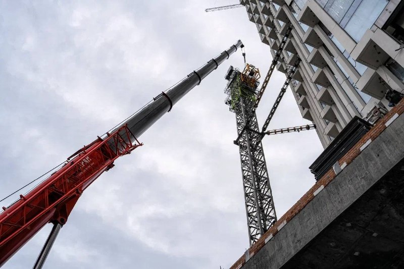 Как лёгкий бетон подали на высоту 142 м при строительстве БЦ «Север»