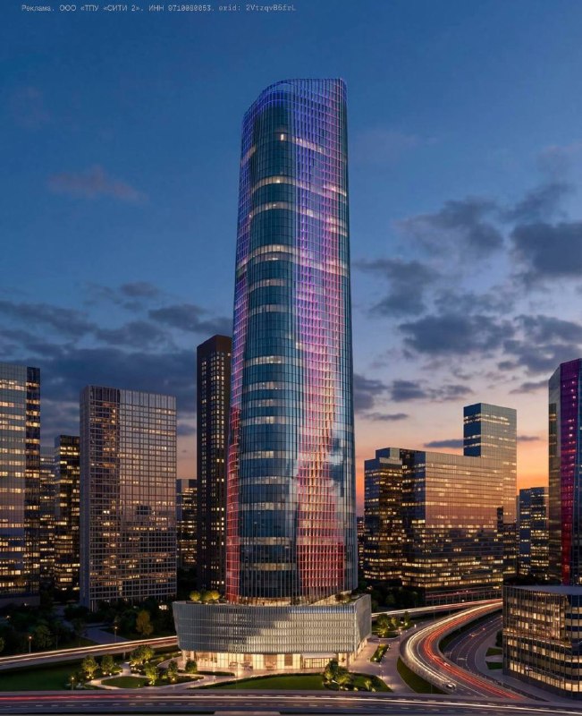 В Москве-Сити началось бетонирование TOP TOWER: офисный небоскреб на 303 метра