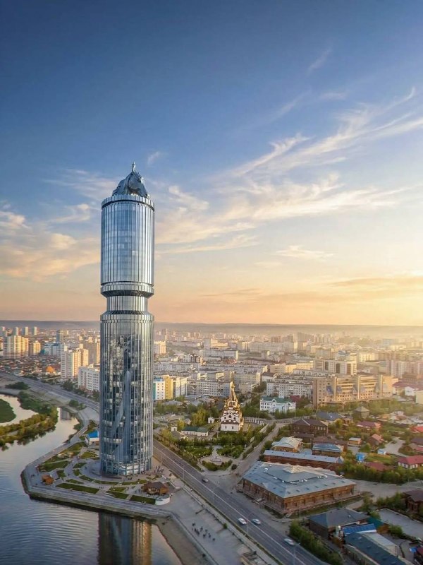 Небоскрёб Якутска в форме сэргэ: архитектура, культура и вызов вечной мерзлоте