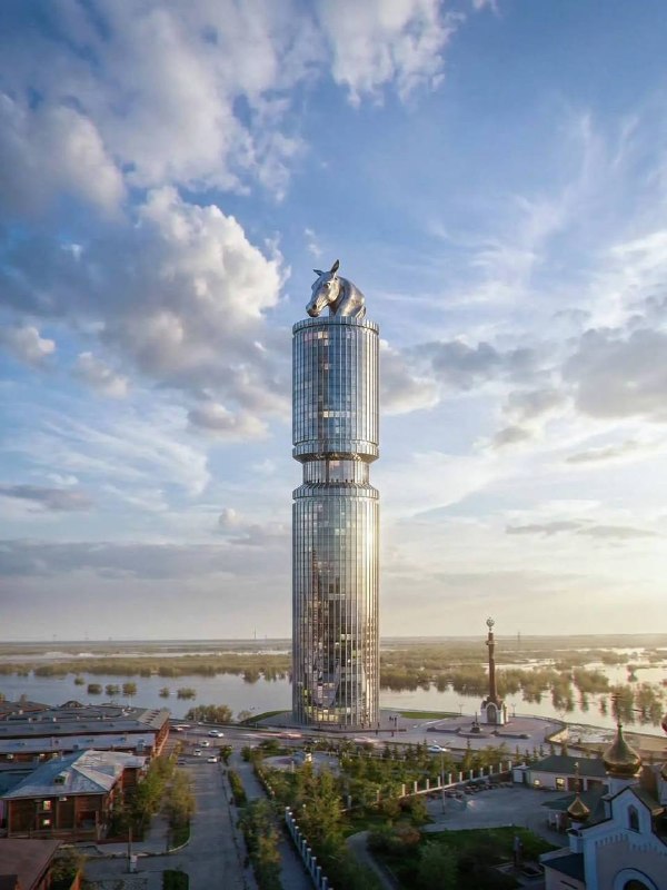 Небоскрёб Якутска в форме сэргэ: архитектура, культура и вызов вечной мерзлоте