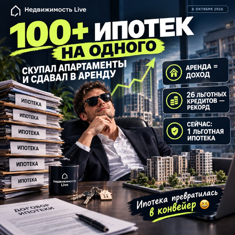 Как один инвестор оформил более 100 ипотек в России