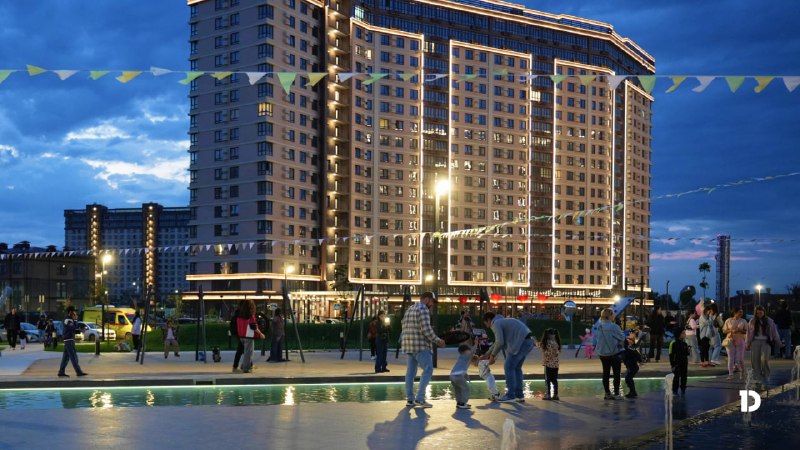 В сквере «DОГМА ПАРК» открылся новый фонтан и зоны отдыха